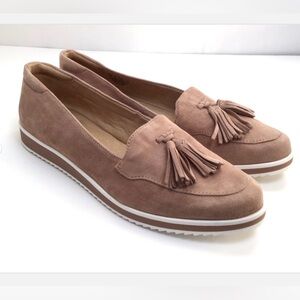 Naturalizer Suede Tassel Loafer Shoes
